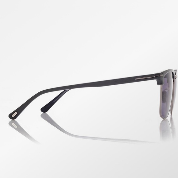 TOM FORD Men's FT0997-Hudson Half-Rim Square Sunglasses l - Picture 3 of 15